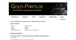 Desktop Screenshot of goldparts.de